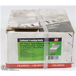 BOX OF COLLATED FRAMING NAILS