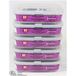 5 PACKS OF GRIP RITE DRYWALL SCREWS 1-1/2" X 10