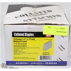 BOX OF GRIP RITE COLLATED STAPLES 16 GAUGE