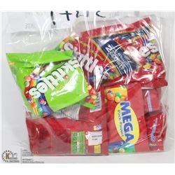 LOT OF 7 ASSORTED SKITTLES PACKS