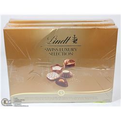 3 BOXES OF LINDT SWISS LUXURY CHOCOLATES
