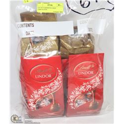 LOT OF 8 ASSORTED LINDT CHOCOLATES