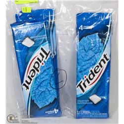 LOT OF 7 PEPPERMINT TRIDENT GUM