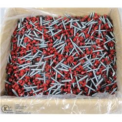BOX OF POWER GRIP ROOFING SCREWS 10 X 1-1/2"
