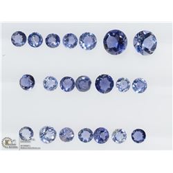 1) ASSORTED LOOSE IOLITE GEMSTONES