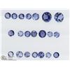 Image 1 : 1) ASSORTED LOOSE IOLITE GEMSTONES