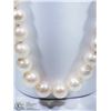 Image 1 : 2) FRESHWATER PEARL NECKLACE W/ ST. SILVER CLASP