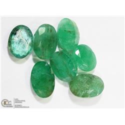 19) GENUINE LOOSE EMERALDS GEMSTONES