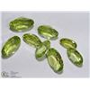Image 1 : 33) GENUINE LOOSE PERIDOT GEMSTONES