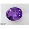 Image 1 : 46) GENUINE OVAL SHAPED AMETHYST GEMSTONE