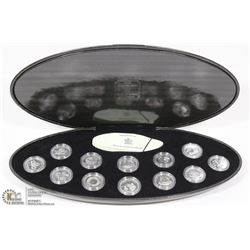 RCM COMPLETE SET MILLENNIUM SILVER COIN