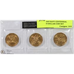 CANADIAN NAVY CENTENNIAL 1910-2010 DOLLAR COIN SET