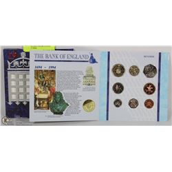 1994 BRILLIANT UNCIRCULATED COIN SET 50TH