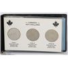 Image 1 : CANADA 1977 TRIO VERSION DOLLAR COIN SET