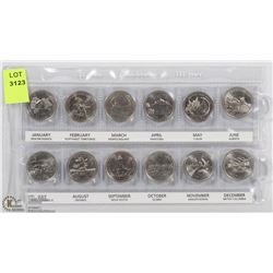 12 COIN CONFEDERATION (1867-1992) CANADIAN