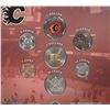 Image 1 : 2008 CALGARY FLAMES COMMEMORATIVE COIN SET