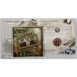 60TH ANNIVERSARY COIN AND MEDALLION SET