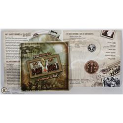 60TH ANNIVERSARY COIN AND MEDALLION SET