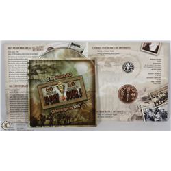 60TH ANNIVERSARY COIN AND MEDALLION SET