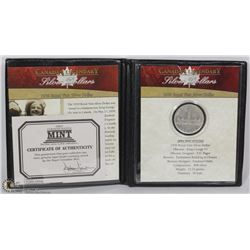 1939 CANADIAN SILVER DOLLAR IN DISPLAY