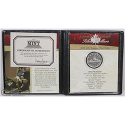 1952 CANADIAN SILVER DOLLAR IN DISPLAY