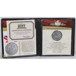 1978 CANADIAN SILVER DOLLAR IN DISPLAY