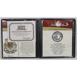 1967 CANADIAN SILVER DOLLAR IN DISPLAY