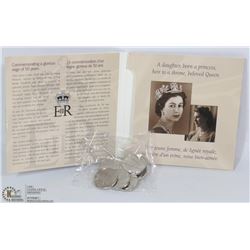 1952-2002 TEN CANADIAN 50 CENT COIN SET