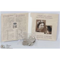 1952-2002 TEN CANADIAN 50 CENT COIN SET