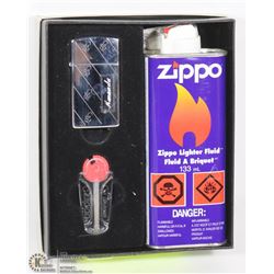 ZIPPO LIGHTER GIFT BOX , COMES WITH LIGHTER, FLUID