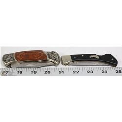 2 POCKETKNIVES INCL. VALKEN HOFF DESIGN