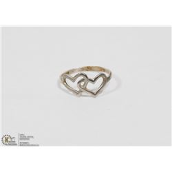 DOUBLE HEART RING
