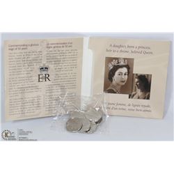 1952-2002 TEN CANADIAN 50 CENT COIN SET