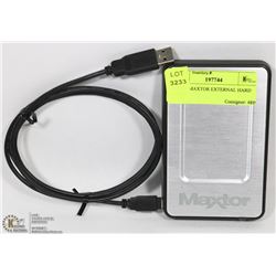 160 GB MAXTOR EXTERNAL HARD DRIVE