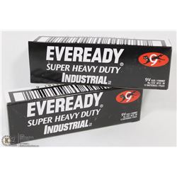 24 PCS 9V EVEREADY BATTERY