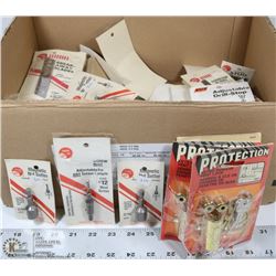 BOX OF ASSORTED BITS AND WORKWARES