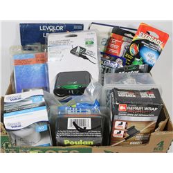 FLAT OF ASSORTED HOUSEWARES