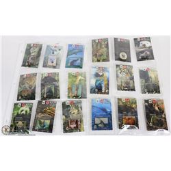 SEALED 18 WWF ANIMALS OF THE