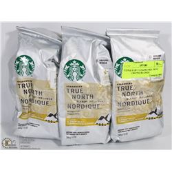 BUNDLE OF 3 STARBUCKS TRUE NORTH BLEND BLONDE