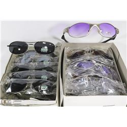 2 BOXES OF BRAND NEW SUNGLASSES