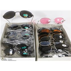 2 BOXES OF BRAND NEW SUNGLASSES