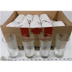 BOX OF ESTATE GLASSWARE