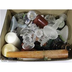 CANDLES, CANDLE STICKS & HOLDERS.