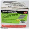 Image 1 : BOX OF GRIP RITE COLLATED FRAMING NAILS 28° WIRE
