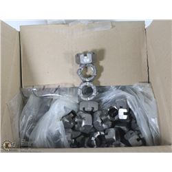 BOX OF 7/8-14" SLOTTED NUTS