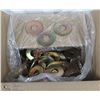 Image 1 : BOX OF 7/8" YELLOW FLAT WASHERS
