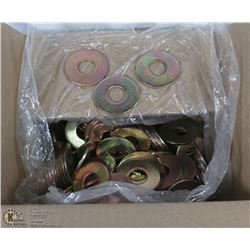 BOX OF 7/8" YELLOW FLAT WASHERS