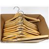 Image 1 : LOT OF 15 WOOD HEAVY DUTY HANGERS