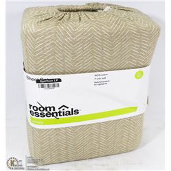 ROOM ESSENTIALS JERSEY SHEET SET (XL TWIN)