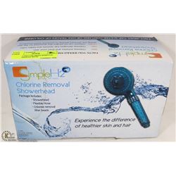 SIMPLE H2O CHLORINE REMOVAL SHOWERHEAD WITH